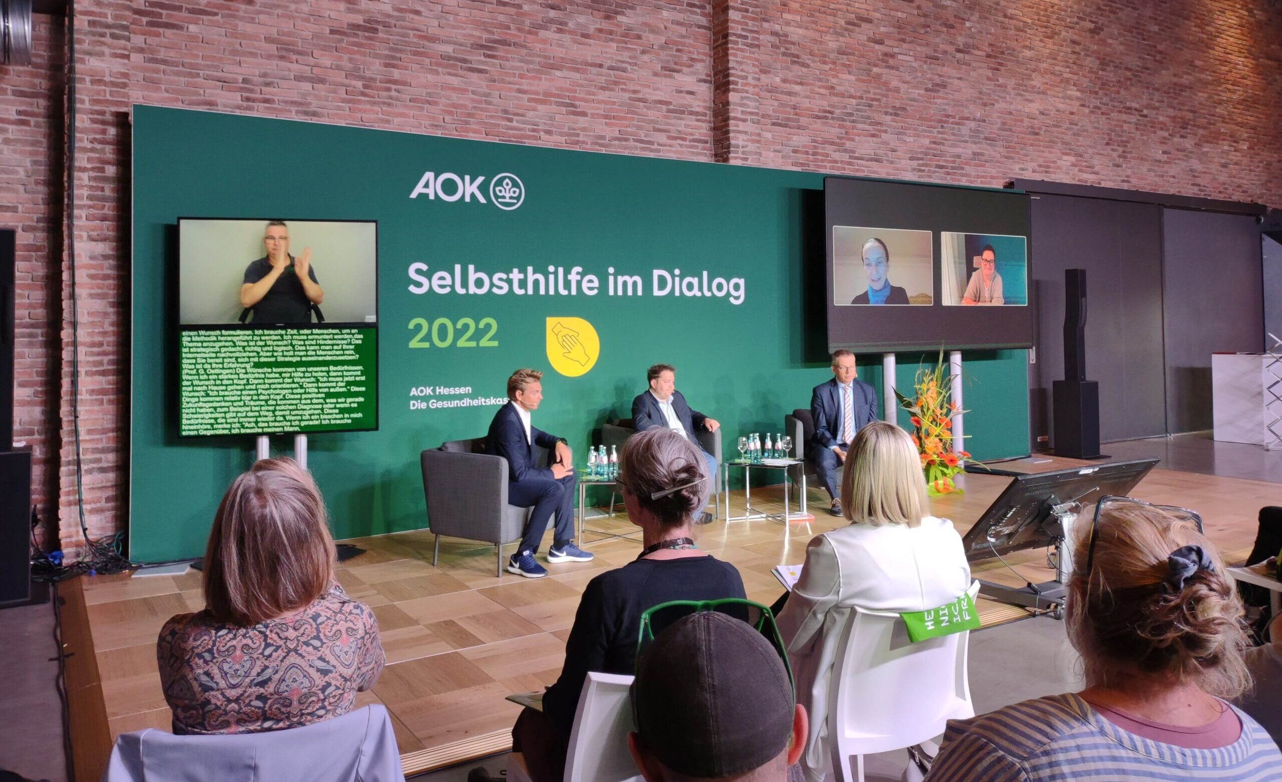 Podiumsdiskussion Selbsthilfe im Dialog
